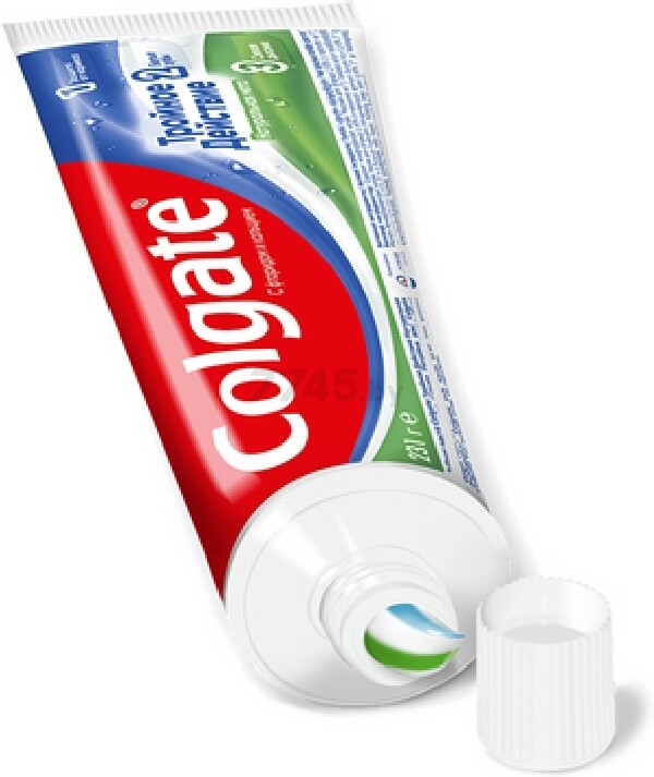 Зубная паста COLGATE Тройное действие Натуральная мята 150 мл (89284) - Фото 4
